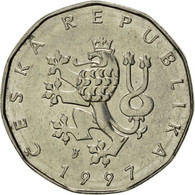 Monnaie, République Tchèque, 2 Koruny, 1997, SUP, Nickel Plated Steel, KM:9 - Tchéquie