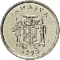 Monnaie, Jamaica, Elizabeth II, 5 Cents, 1993, Franklin Mint, SUP, Nickel Plated - Jamaica