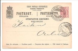 Finland. Postikortti Postkort Michel 25 NICOLAISTAD-ULEABORG Printing /Zudruck - Interi Postali