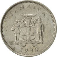 Monnaie, Jamaica, Elizabeth II, 5 Cents, 1980, Franklin Mint, TTB - Jamaica