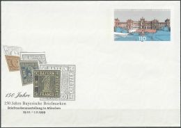 DEUTSCHLAND 1999 Mi-Nr. USo 11 GANZSACHE 150 Jahre Bayr. Briefmarken Ungebraucht - Enveloppes - Neuves