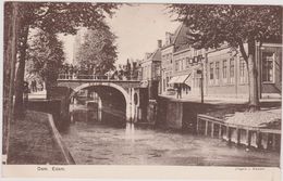 Edam - Dam Met Volk Op Brug - Begin 1900 - Edam