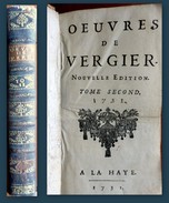 VERGIER (Jacques). Oeuvres, Nouvelle édition, Tome Second - 1701-1800