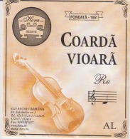 Romania Reghin Violin Strings Envelope Label Empty - Accessoires, Pochettes & Cartons