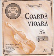 Romania Reghin Violin Strings Envelope Label Empty - Accesorios & Cubiertas