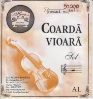 Romania Reghin Violin Strings Envelope Label Empty - Accessories & Sleeves