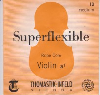 Wien Vienna Thomastik Violin Strings Envelope Label Empty - Accessories & Sleeves