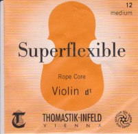 Wien Vienna Thomastik Violin Strings Envelope Label Empty - Accessories & Sleeves