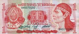 HONDURAS 1 LEMPIRA BANKNOTE 1984 AD PICK NO.68 UNCIRCULATED UNC - Honduras