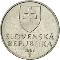 Monnaie, Slovaquie, 2 Koruna, 1993, SUP, Nickel Plated Steel, KM:13 - Slovakia