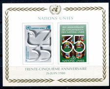 NATIONS UNIES - GENEVE - Y&T BF 2** - Blokken & Velletjes