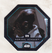 Romania Star Wars Trading Gard Carrefour - 09 Admiral Ackbar - Star Wars