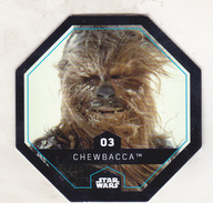 Romania Star Wars Trading Gard Carrefour - 03 Chewbacca - Star Wars