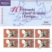 Iceland Island 1995 Europa: Peace And Freedom, Booklet 2-1995  Mi 826 MNH(**) - Neufs