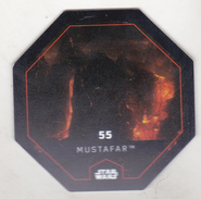 Romania Star Wars Trading Gard Carrefour - 55 Mustafar - Star Wars