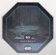 Romania Star Wars Trading Gard Carrefour - 63 Dagobah - Star Wars