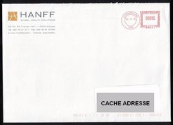 Luxembourg EMA Empreinte Postmark HANFF Global Health Solutions 5691 Ellange - Franking Machines (EMA)