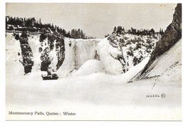 Canada - Montmorency Falls, Quebec : Winter - Collection De La Société Des établissements De Plein Air Du Québec - Chutes Montmorency