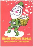 Cpm Secours Populaire Français, Signée Henri Morvan, Père Noël Vert   (S.2136) - Morvan