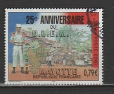 MAYOTTE ,N°103 "25eme ANNIVERSAIRE DU D.L.E.M." - Gebraucht