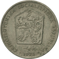 Monnaie, Tchécoslovaquie, 2 Koruny, 1975, TTB+, Copper-nickel, KM:75 - Czechoslovakia