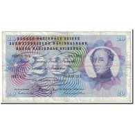 Billet, Suisse, 20 Franken, 1970, 1970-01-05, KM:46r, TTB - Schweiz