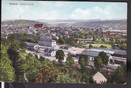 Schwäbisch Gmünd Totalansicht ..u.a. Blick Auf Bahnhof,gleise  1908 - Schwaebisch Gmünd