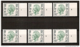 ELSTROM Nr. 1875  6 Plaatnummers  MNH **  ZELDZAAM Geheel ! LUXE ! - 1971-1980