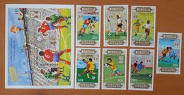 MONGOLIA 1985  Youth WORLD CUP Russia Football Soccer Stamps + Block MNH - Neufs