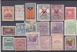 LOTE 2189  ///  (C150) GUERRA CIVIL 18 VIÑETAS DIFERENTES GUERRA CIVIL ESPAÑA - BUENOS VALORES - LIQUIDATION!!!!! - Spanish Civil War Labels