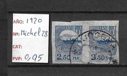 LOTE 1823   ///  ESTONIA  1920   -  MICHEL Nº:  28     ¡¡¡¡¡¡¡LIQUIDATION!!!!!! - Estonia