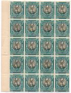 SOUTH AFRICA 1940. Block Of 10 Pairs Of The ½d Springbok - Ungebraucht