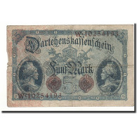 Billet, Allemagne, 5 Mark, 1914-08-05, KM:47c, B+ - 5 Mark