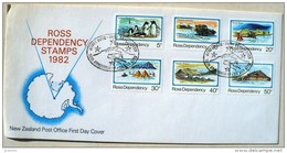 ROSS Dependency  MANCHOTS, PINGOUINS, Philatelie Polaire, Stamps 1982. FDC  20/01/1982 - Pingueinos