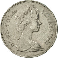Monnaie, Grande-Bretagne, Elizabeth II, 10 New Pence, 1969, TTB, Copper-nickel - Other & Unclassified