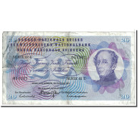 Billet, Suisse, 20 Franken, 1972, 1972-01-24, KM:46t, TB - Suisse