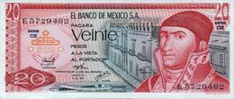 MEXICO 20 PESOS BANKNOTE 1976 PICK NO.64 UNCIRCULATED UNC - Mexico