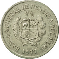 Monnaie, Pérou, 5 Soles, 1977, Lima, TTB, Copper-nickel, KM:267 - Perú