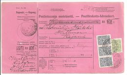 Finland.Postförskottadreskort  Helsinki>Kangasta 1912. 0,65M - Covers & Documents