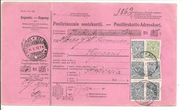 Finland.Postförskottadreskort  Helsinki>Kangasta 1912. 1,05M - Briefe U. Dokumente
