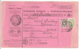 Finland.Postförskottadreskort  Helsinki>Kangasta 1912. 1,05M - Brieven En Documenten