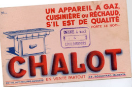 BUVARD  Appareil à GAZ CHALOT Cuisinière Réchaud Cachet Usine à Gaz De COULOMMIERS - Electricidad & Gas