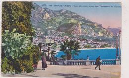 Cpa,MONTE CARLO,1935,terrasse Du Vcasino,cité état De La Principauté De Monaco,prince Charleslll, - Autres & Non Classés