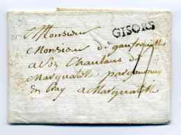 MP De GISORS / Dept 26 De L'EURE / PD 21mm Lenain N°2 - 1701-1800: Précurseurs XVIII