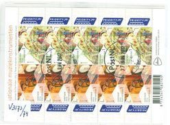 NEDERLAND *  NVPH V 3173 - 3174 * BLOK * BLOCK * NETHERLANDS * 10 X INTERNATIONAAL * POSTFRIS GESTEMPELD * CW 32.00 - Used Stamps