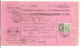 Finland.Postförskottadreskort  Sotkamo>Kajaani 1912. 1,05M - Lettres & Documents