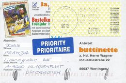 Österreich Austria 1999 Klagenfurt 9010 ID:4 Barcoded EMA Postage Paid Card - Frankeermachines (EMA)