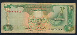 U.A.E. P20a  10 DIRHAMS  1998  VG-FINE 4 P.h. ! - Ver. Arab. Emirate