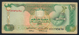 U.A.E. P20a  10 DIRHAMS  1998  FINE 2 P.h. ! - Ver. Arab. Emirate