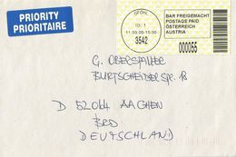 Österreich Austria 2005 Gfohl 3542 ID:1 Barcoded EMA Postage Paid Cover - Macchine Per Obliterare (EMA)